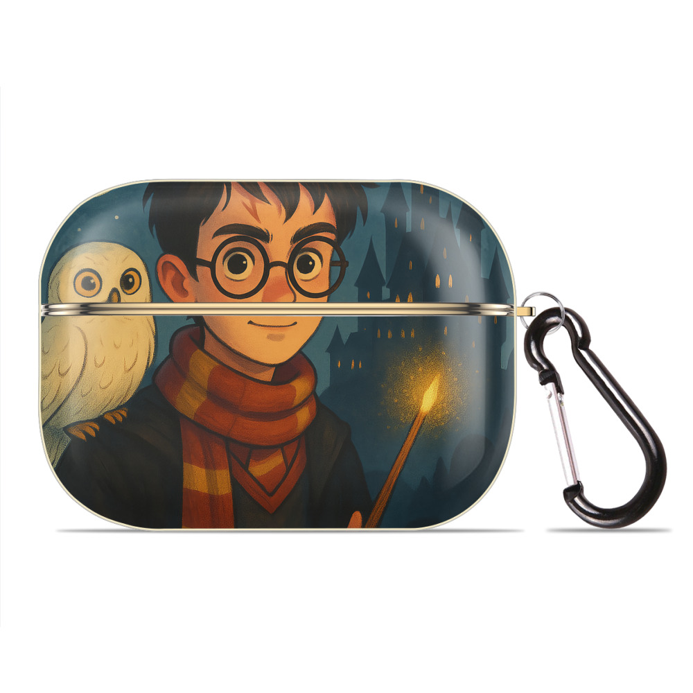 （画像用） Harry Potter ハリー・ポッターシリーズ 【AirPods Pro用】ハードシェル保護ケース｜耐衝撃・防指紋・カラビナ付き商品仕様