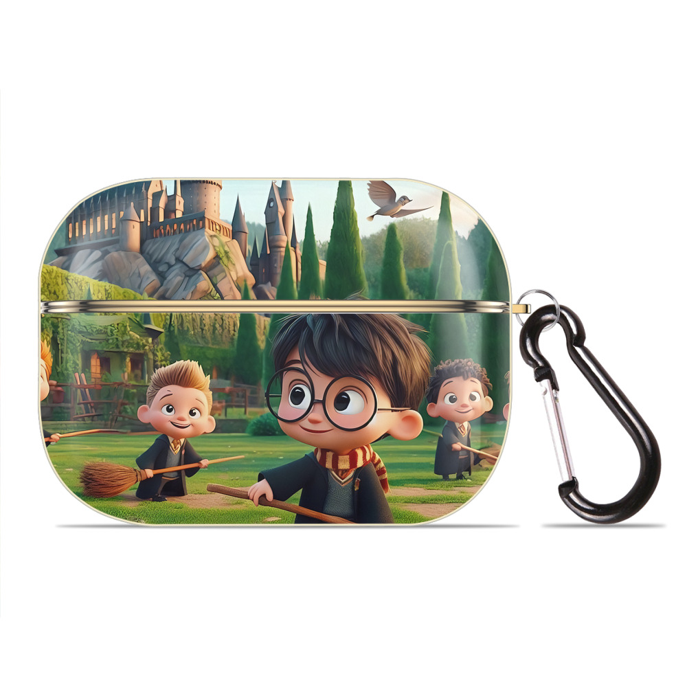 （画像用） Harry Potter ハリー・ポッターシリーズ 【AirPods Pro用】ハードシェル保護ケース｜耐衝撃・防指紋・カラビナ付き商品仕様