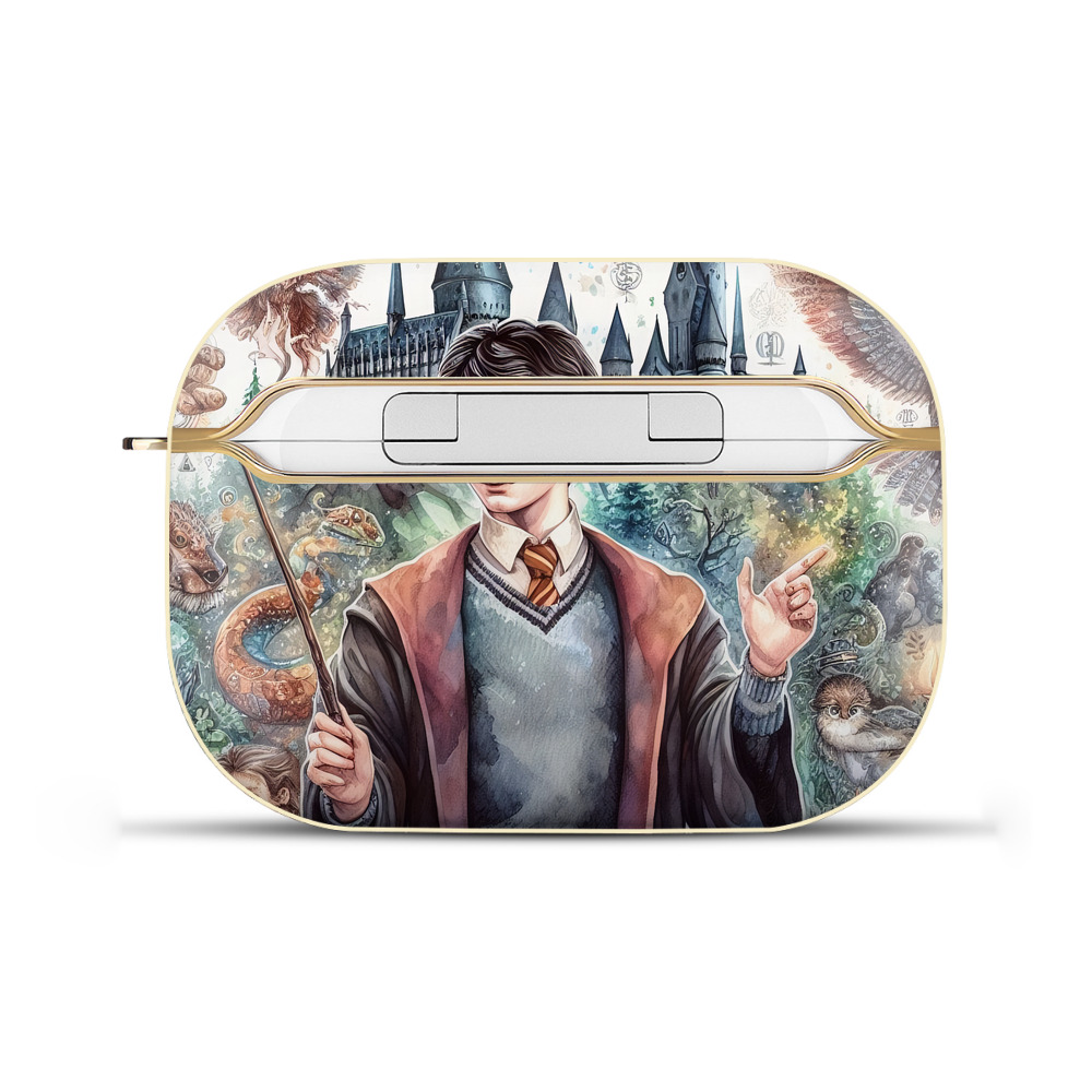 （画像用） Harry Potter ハリー・ポッターシリーズ 【AirPods Pro用】ハードシェル保護ケース｜耐衝撃・防指紋・カラビナ付き商品仕様