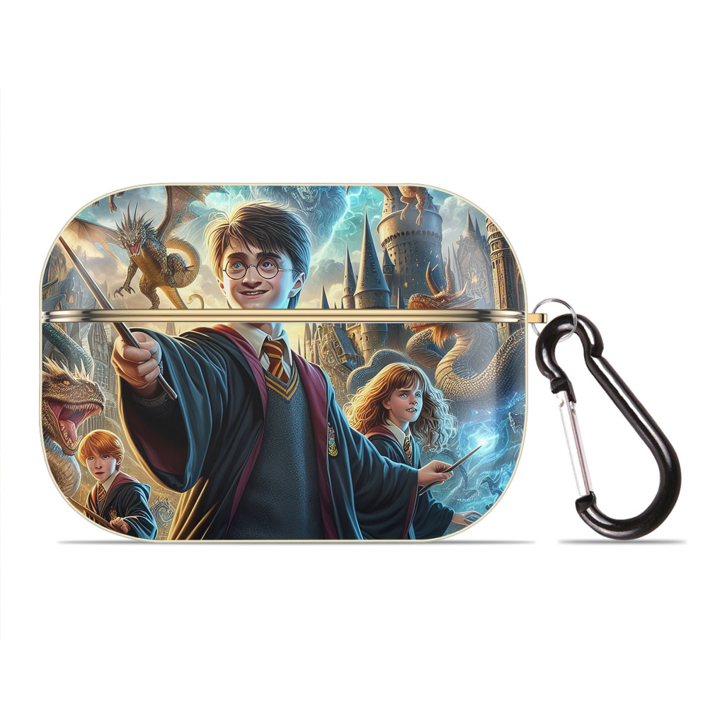 （画像用） Harry Potter ハリー・ポッターシリーズ 【AirPods Pro用】ハードシェル保護ケース｜耐衝撃・防指紋・カラビナ付き商品仕様