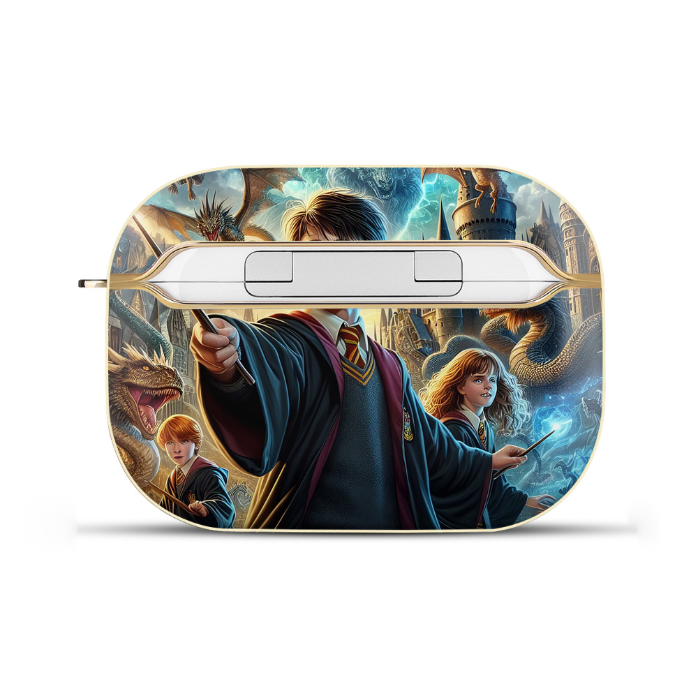 （画像用） Harry Potter ハリー・ポッターシリーズ 【AirPods Pro用】ハードシェル保護ケース｜耐衝撃・防指紋・カラビナ付き商品仕様