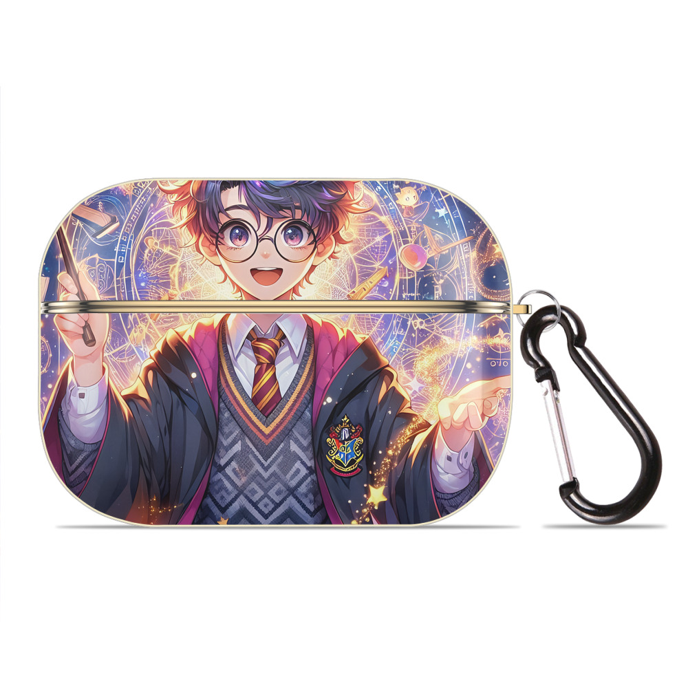 （画像用） Harry Potter ハリー・ポッターシリーズ 【AirPods Pro用】ハードシェル保護ケース｜耐衝撃・防指紋・カラビナ付き商品仕様