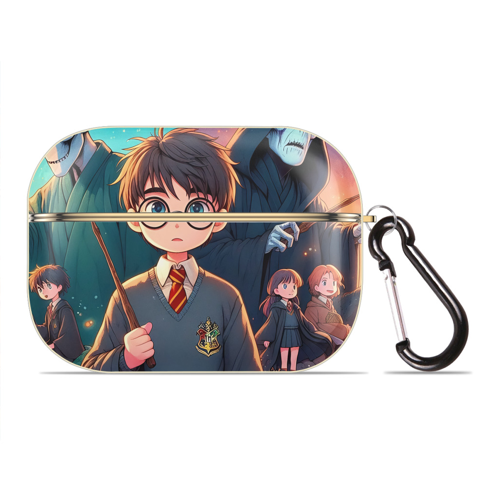 （画像用） Harry Potter ハリー・ポッターシリーズ 【AirPods Pro用】ハードシェル保護ケース｜耐衝撃・防指紋・カラビナ付き商品仕様