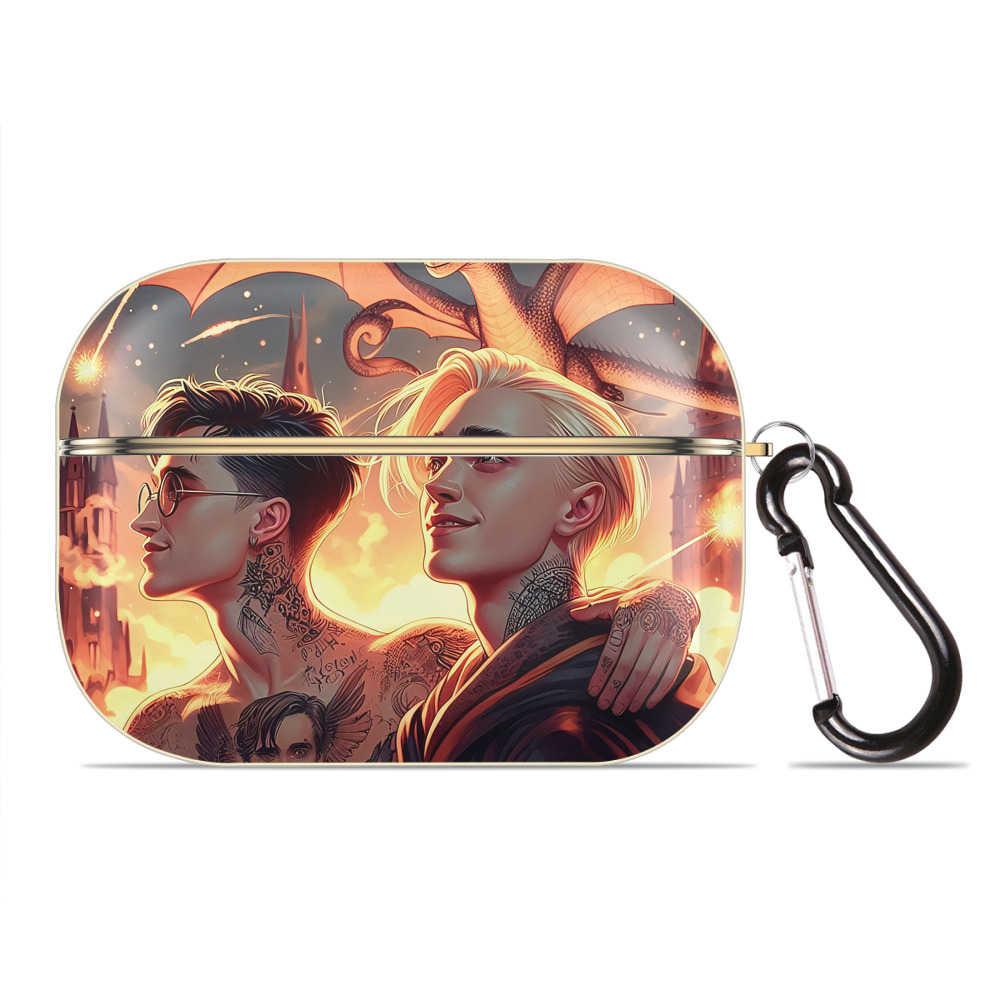 （画像用） Harry Potter ハリー・ポッターシリーズ 【AirPods Pro用】ハードシェル保護ケース｜耐衝撃・防指紋・カラビナ付き商品仕様