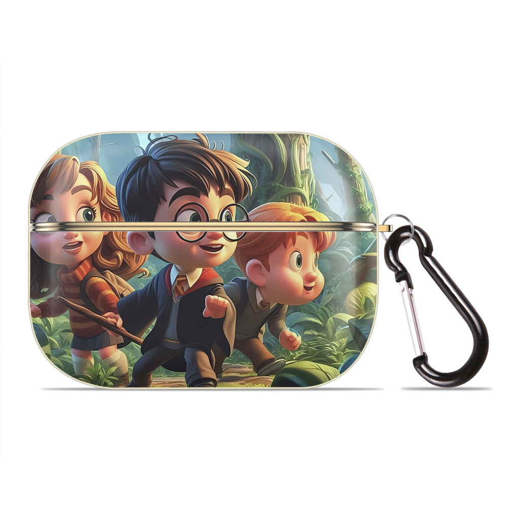 （画像用） Harry Potter ハリー・ポッターシリーズ 【AirPods Pro用】ハードシェル保護ケース｜耐衝撃・防指紋・カラビナ付き商品仕様