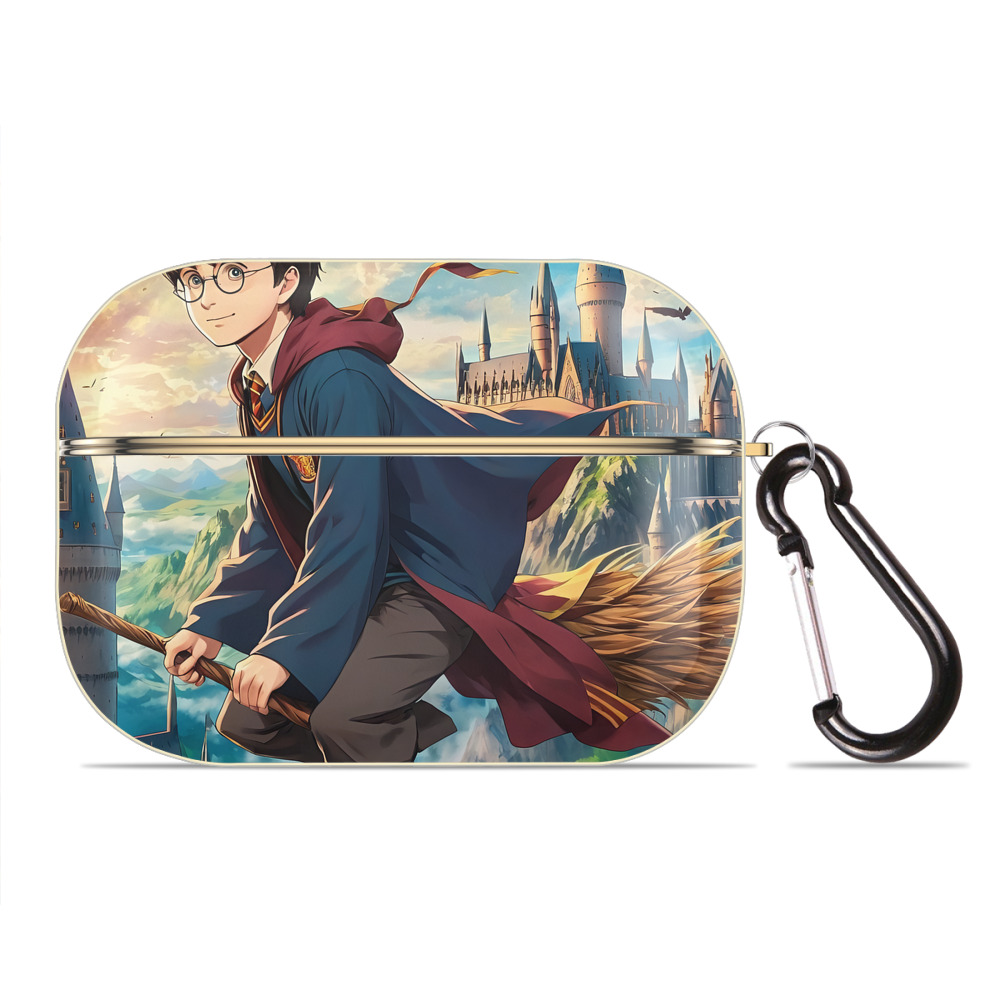 （画像用） Harry Potter ハリー・ポッターシリーズ 【AirPods Pro用】ハードシェル保護ケース｜耐衝撃・防指紋・カラビナ付き商品仕様