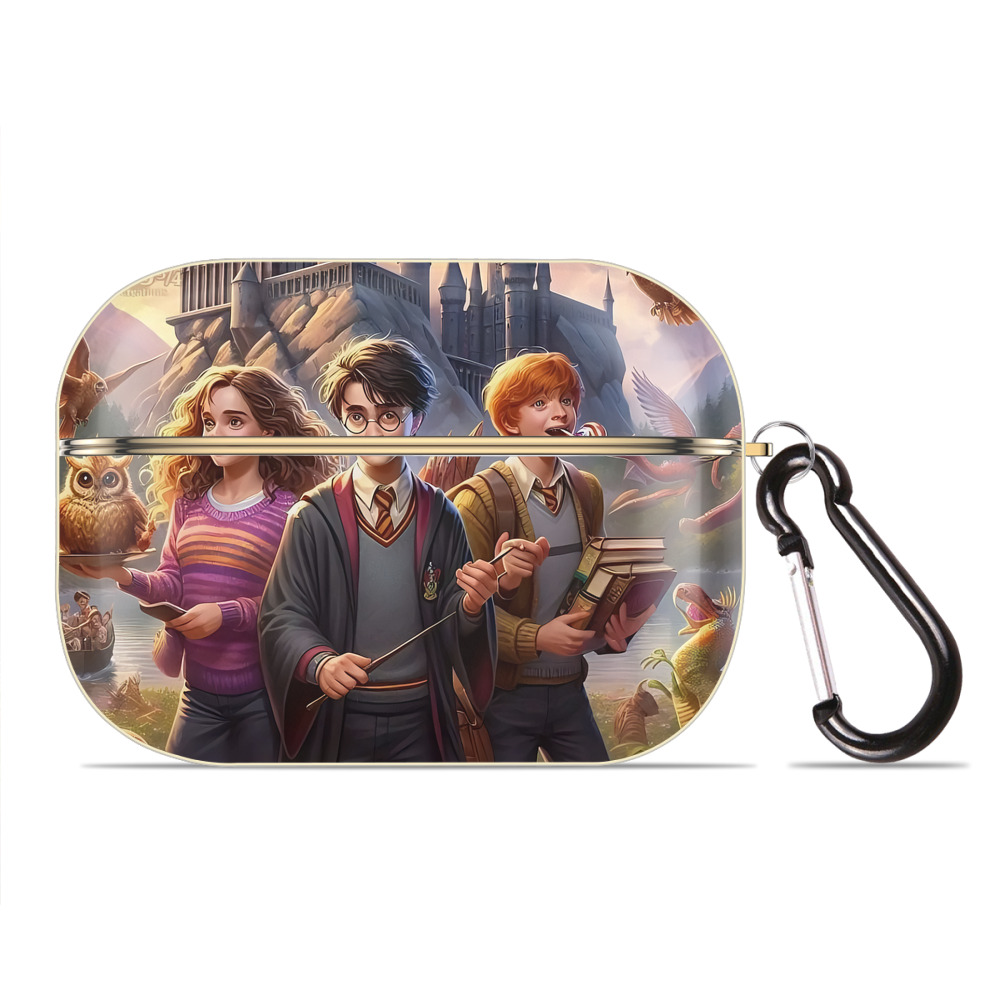（画像用） Harry Potter ハリー・ポッターシリーズ 【AirPods Pro用】ハードシェル保護ケース｜耐衝撃・防指紋・カラビナ付き商品仕様