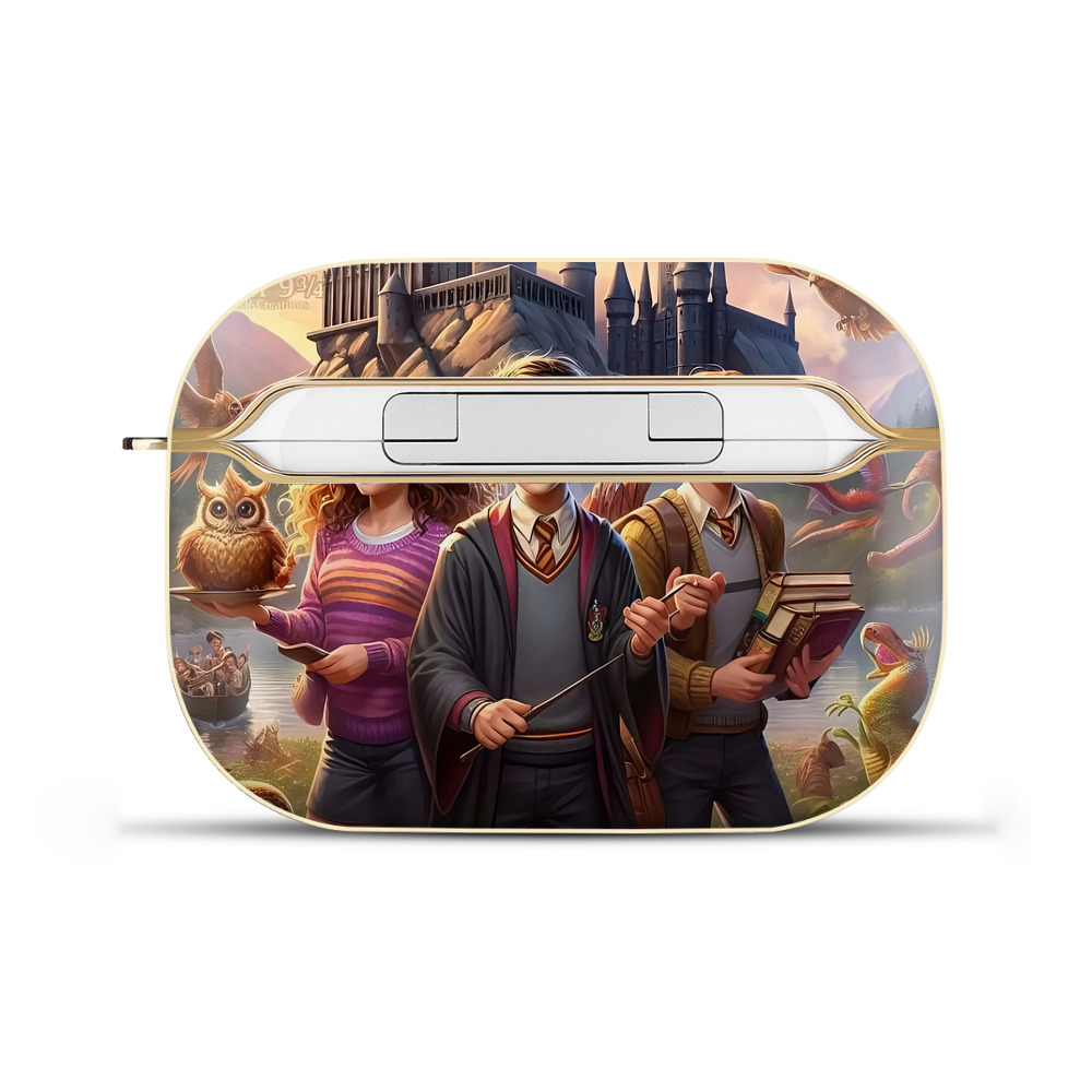 （画像用） Harry Potter ハリー・ポッターシリーズ 【AirPods Pro用】ハードシェル保護ケース｜耐衝撃・防指紋・カラビナ付き商品仕様