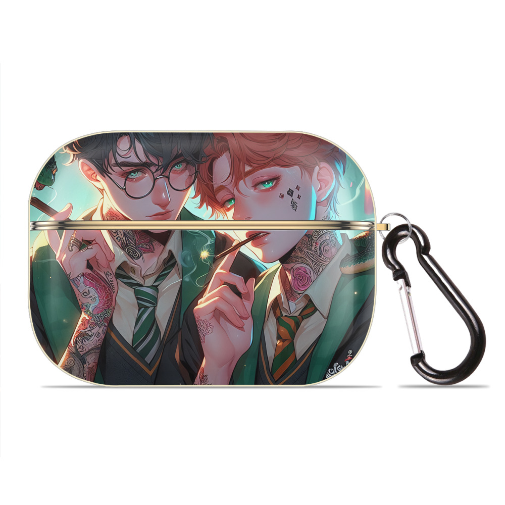 （画像用） Harry Potter ハリー・ポッターシリーズ 【AirPods Pro用】ハードシェル保護ケース｜耐衝撃・防指紋・カラビナ付き商品仕様