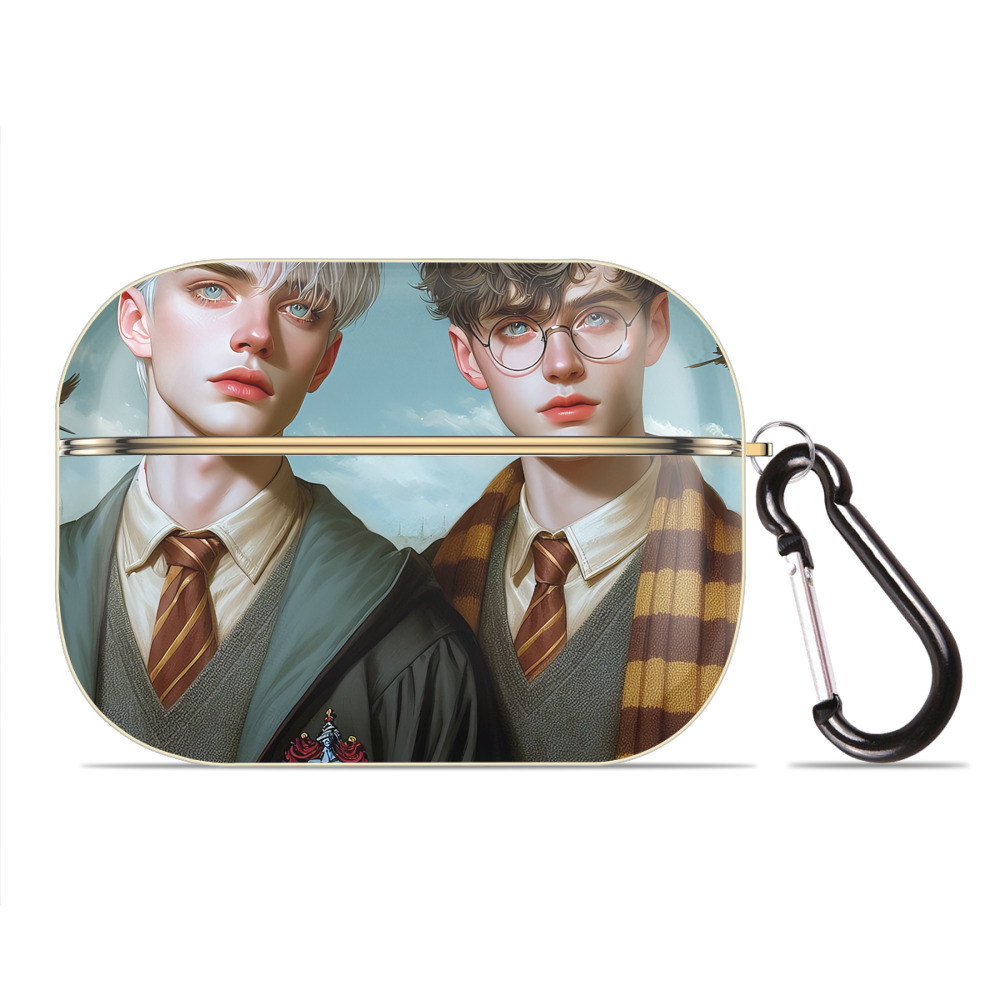 （画像用） Harry Potter ハリー・ポッターシリーズ 【AirPods Pro用】ハードシェル保護ケース｜耐衝撃・防指紋・カラビナ付き商品仕様