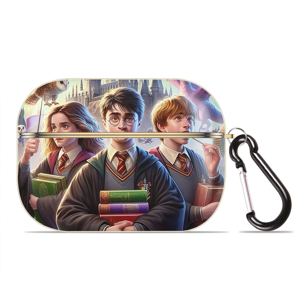 （画像用） Harry Potter ハリー・ポッターシリーズ 【AirPods Pro用】ハードシェル保護ケース｜耐衝撃・防指紋・カラビナ付き商品仕様