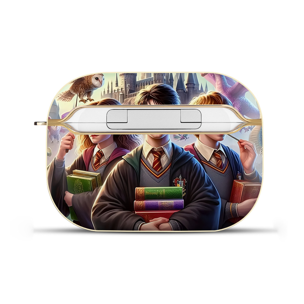 （画像用） Harry Potter ハリー・ポッターシリーズ 【AirPods Pro用】ハードシェル保護ケース｜耐衝撃・防指紋・カラビナ付き商品仕様