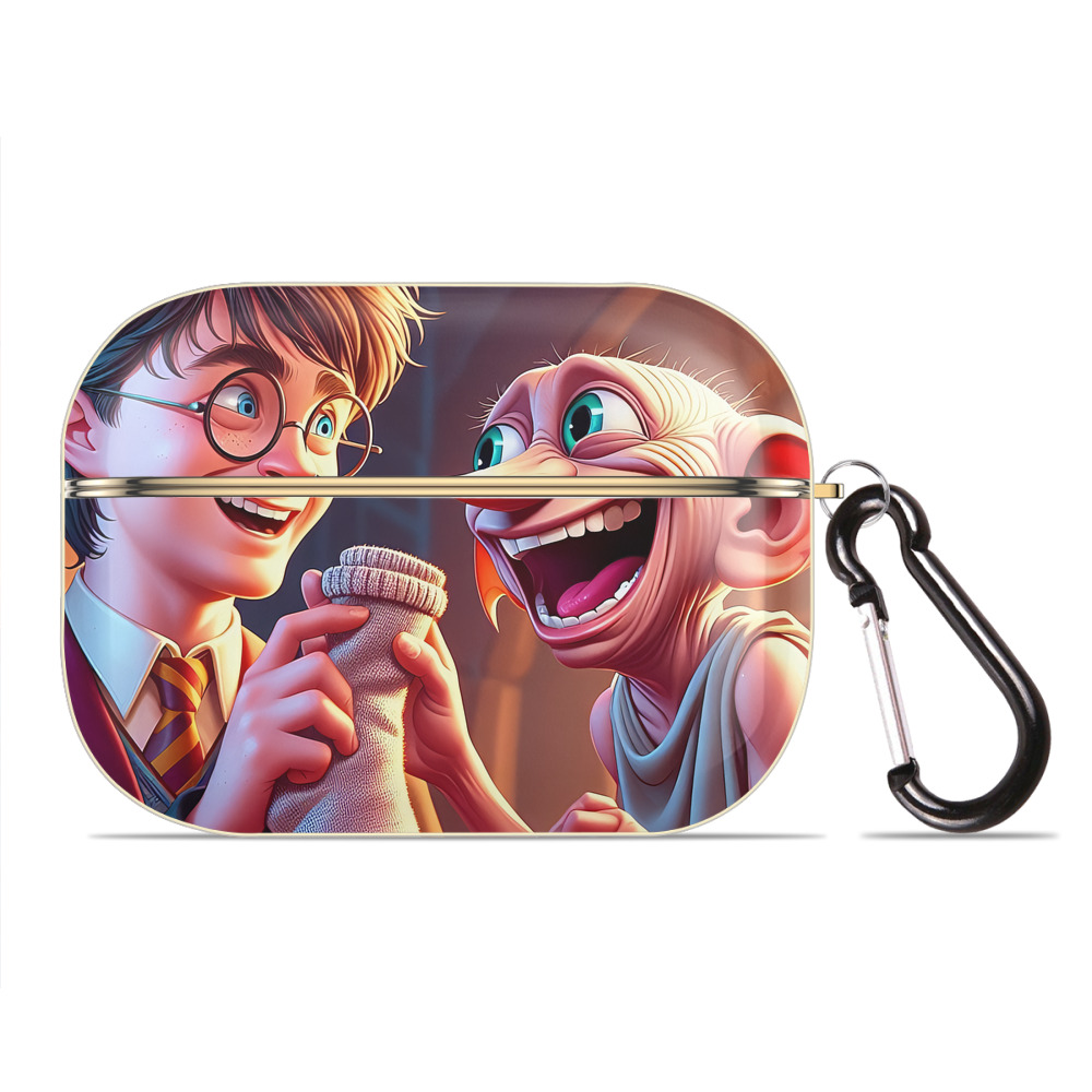 （画像用） Harry Potter ハリー・ポッターシリーズ 【AirPods Pro用】ハードシェル保護ケース｜耐衝撃・防指紋・カラビナ付き商品仕様