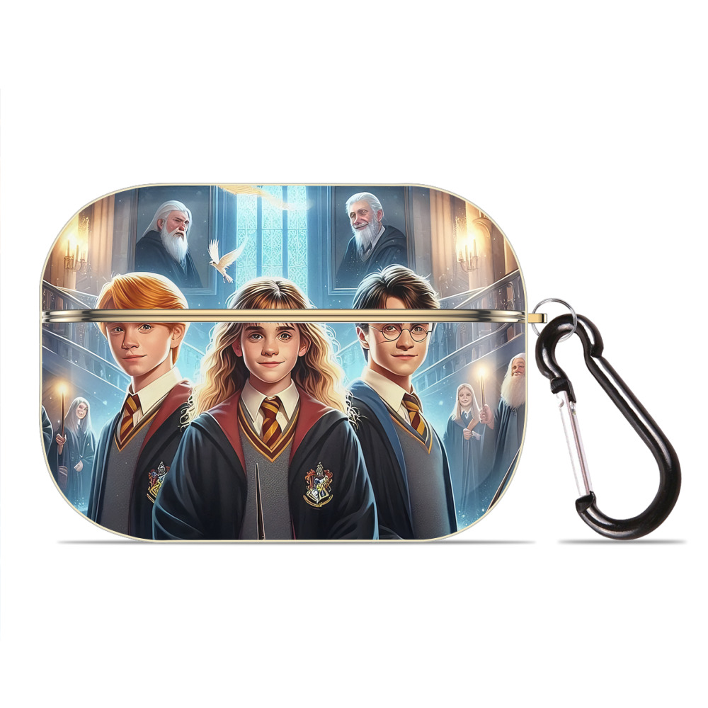（画像用） Harry Potter ハリー・ポッターシリーズ 【AirPods Pro用】ハードシェル保護ケース｜耐衝撃・防指紋・カラビナ付き商品仕様