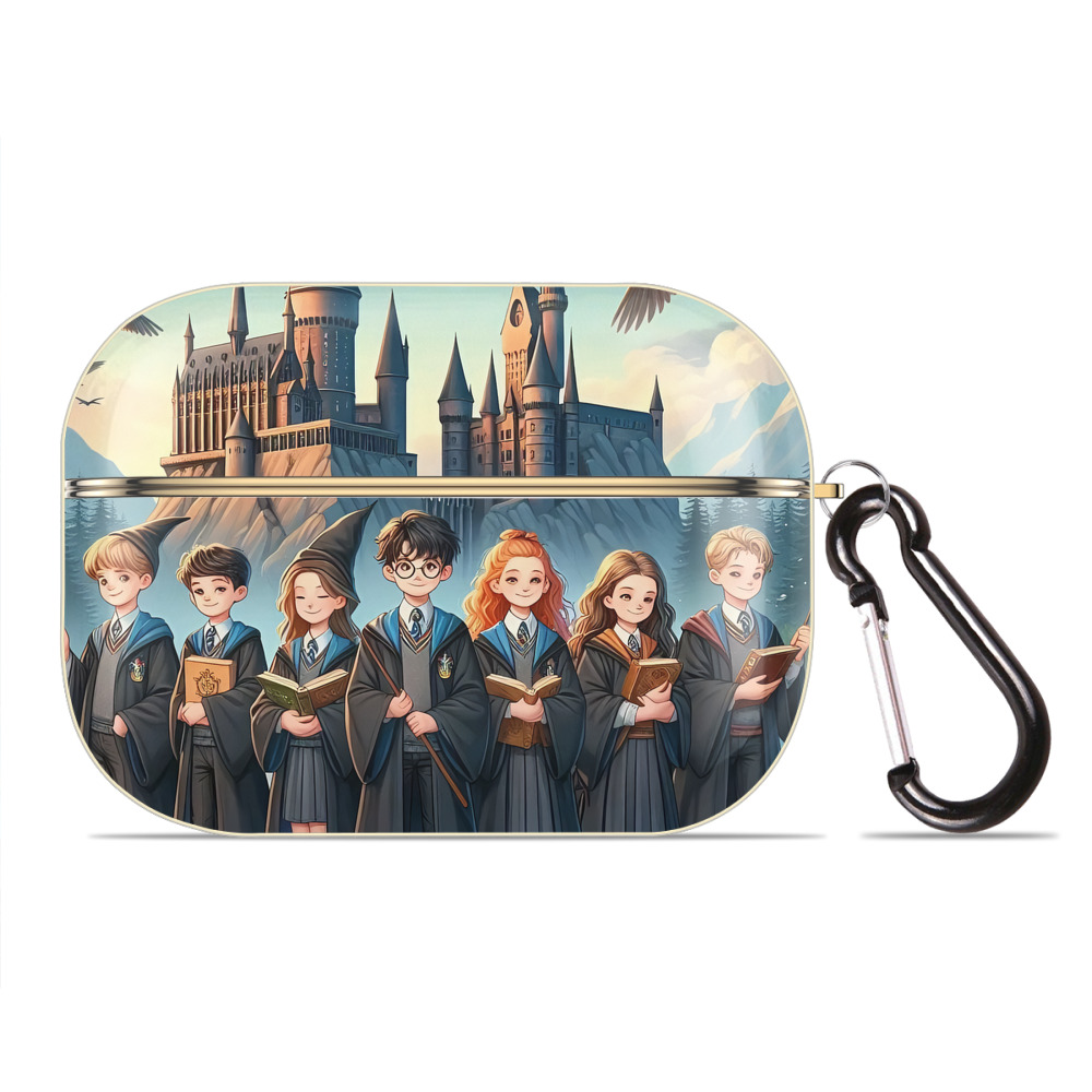 （画像用） Harry Potter ハリー・ポッターシリーズ 【AirPods Pro用】ハードシェル保護ケース｜耐衝撃・防指紋・カラビナ付き商品仕様