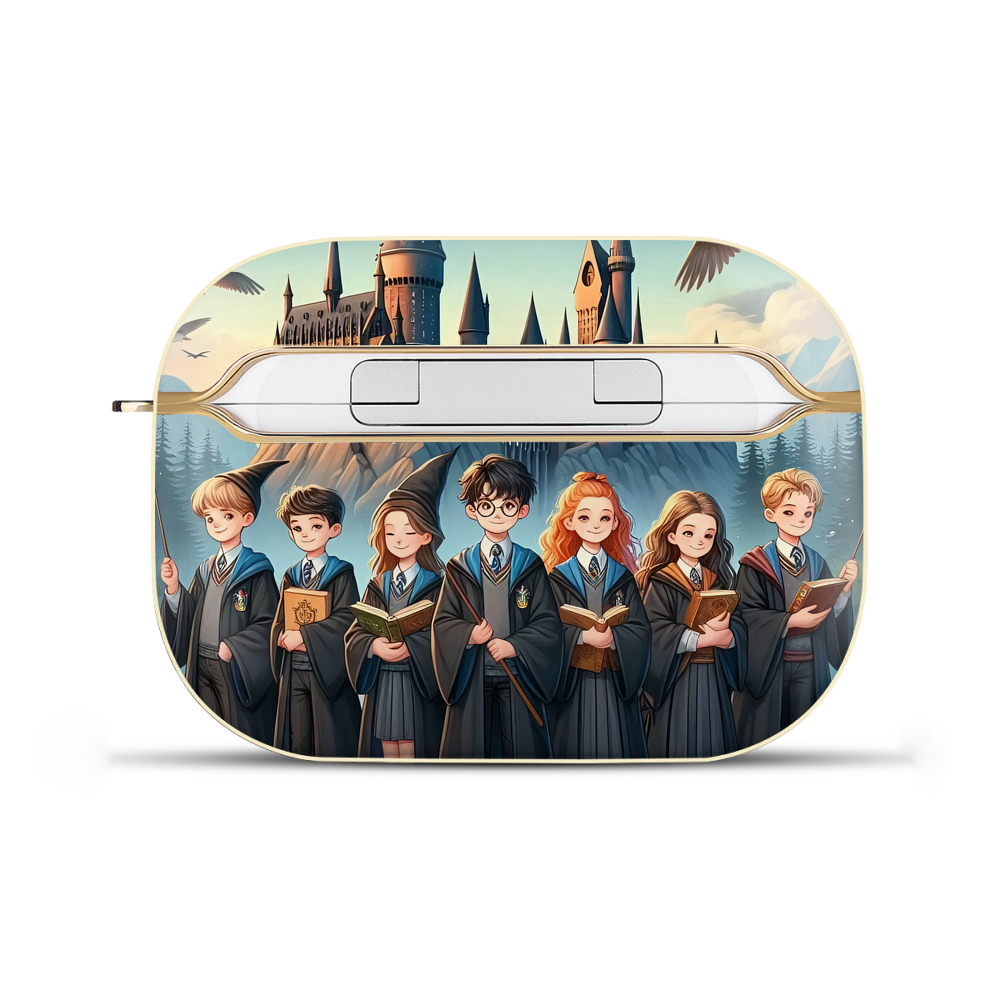 （画像用） Harry Potter ハリー・ポッターシリーズ 【AirPods Pro用】ハードシェル保護ケース｜耐衝撃・防指紋・カラビナ付き商品仕様
