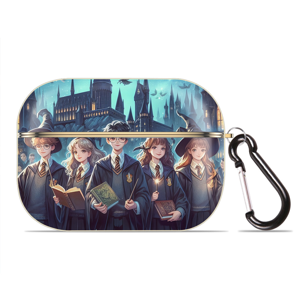 （画像用） Harry Potter ハリー・ポッターシリーズ 【AirPods Pro用】ハードシェル保護ケース｜耐衝撃・防指紋・カラビナ付き商品仕様