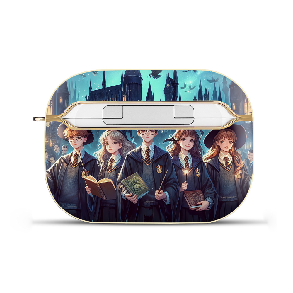 （画像用） Harry Potter ハリー・ポッターシリーズ 【AirPods Pro用】ハードシェル保護ケース｜耐衝撃・防指紋・カラビナ付き商品仕様