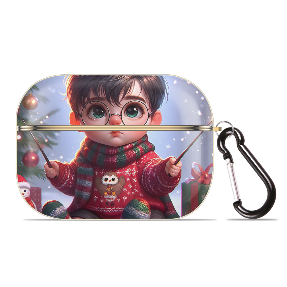 （画像用） Harry Potter ハリー・ポッターシリーズ 【AirPods Pro用】ハードシェル保護ケース｜耐衝撃・防指紋・カラビナ付き商品仕様