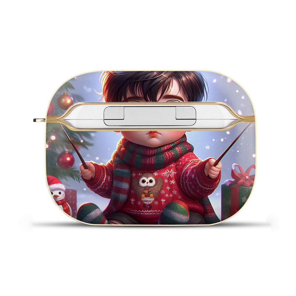 （画像用） Harry Potter ハリー・ポッターシリーズ 【AirPods Pro用】ハードシェル保護ケース｜耐衝撃・防指紋・カラビナ付き商品仕様