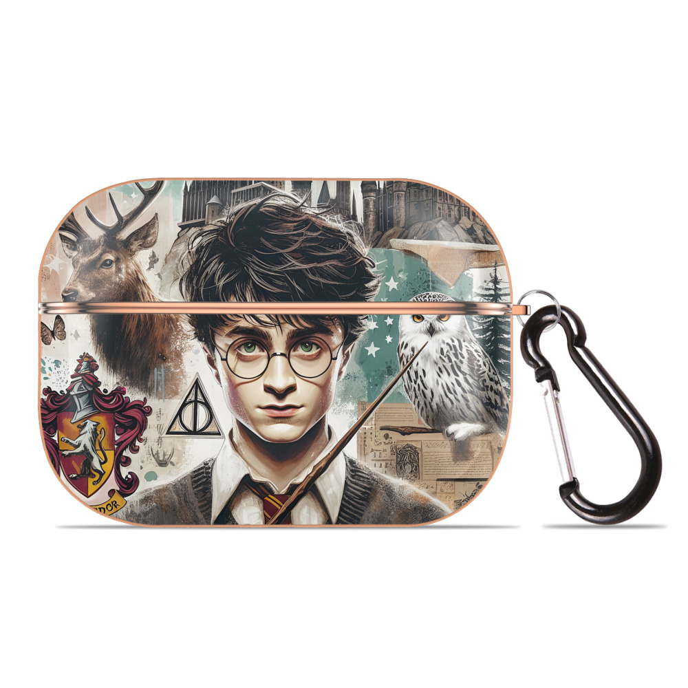 （画像用） Harry Potter ハリー・ポッターシリーズ 【AirPods Pro用】ハードシェル保護ケース｜耐衝撃・防指紋・カラビナ付き商品仕様