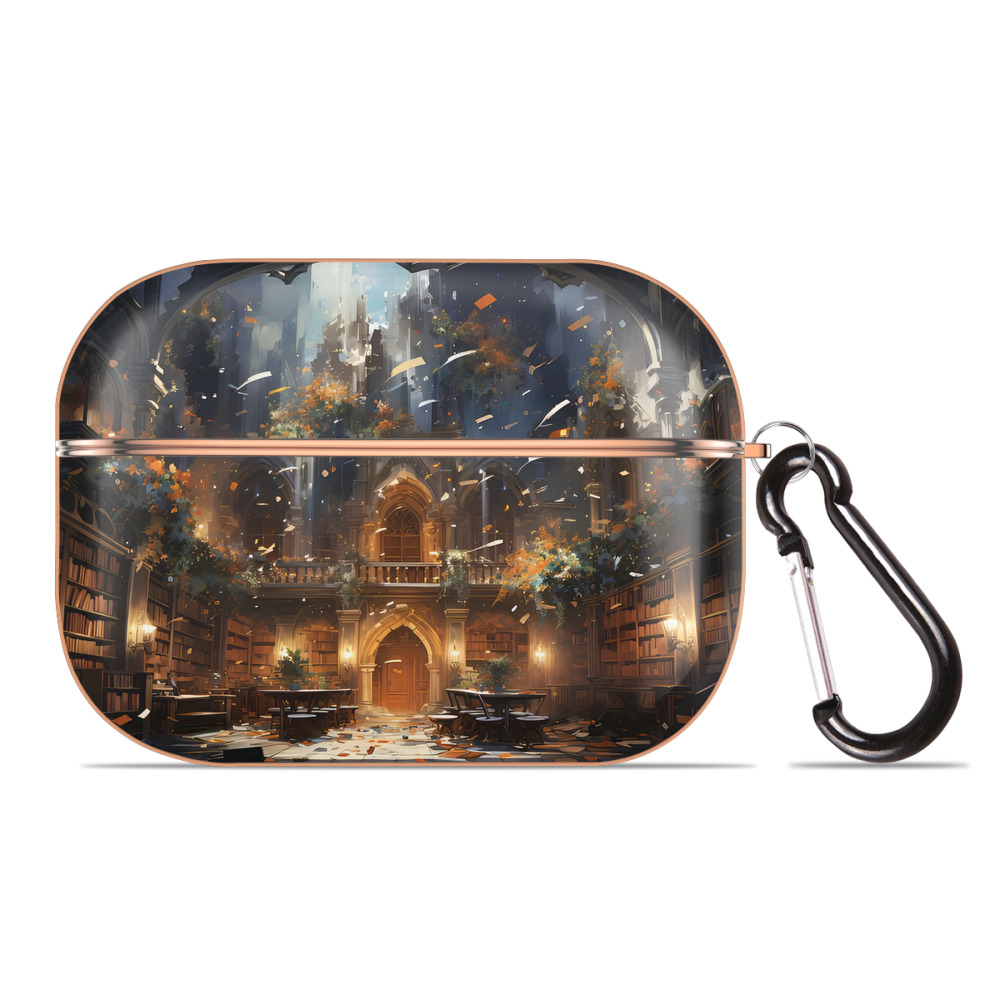 （画像用） Harry Potter ハリー・ポッターシリーズ 【AirPods Pro用】ハードシェル保護ケース｜耐衝撃・防指紋・カラビナ付き商品仕様