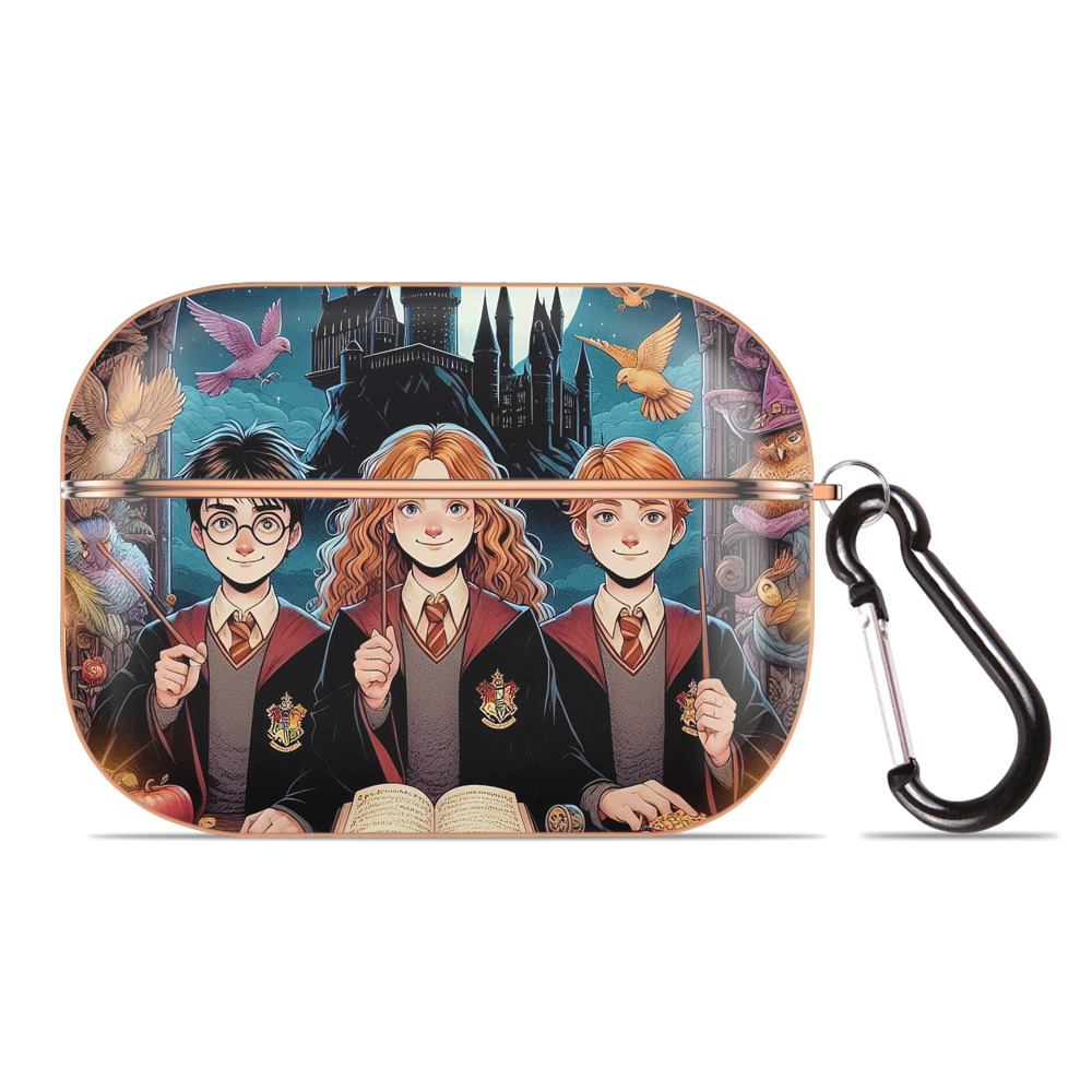（画像用） Harry Potter ハリー・ポッターシリーズ 【AirPods Pro用】ハードシェル保護ケース｜耐衝撃・防指紋・カラビナ付き商品仕様