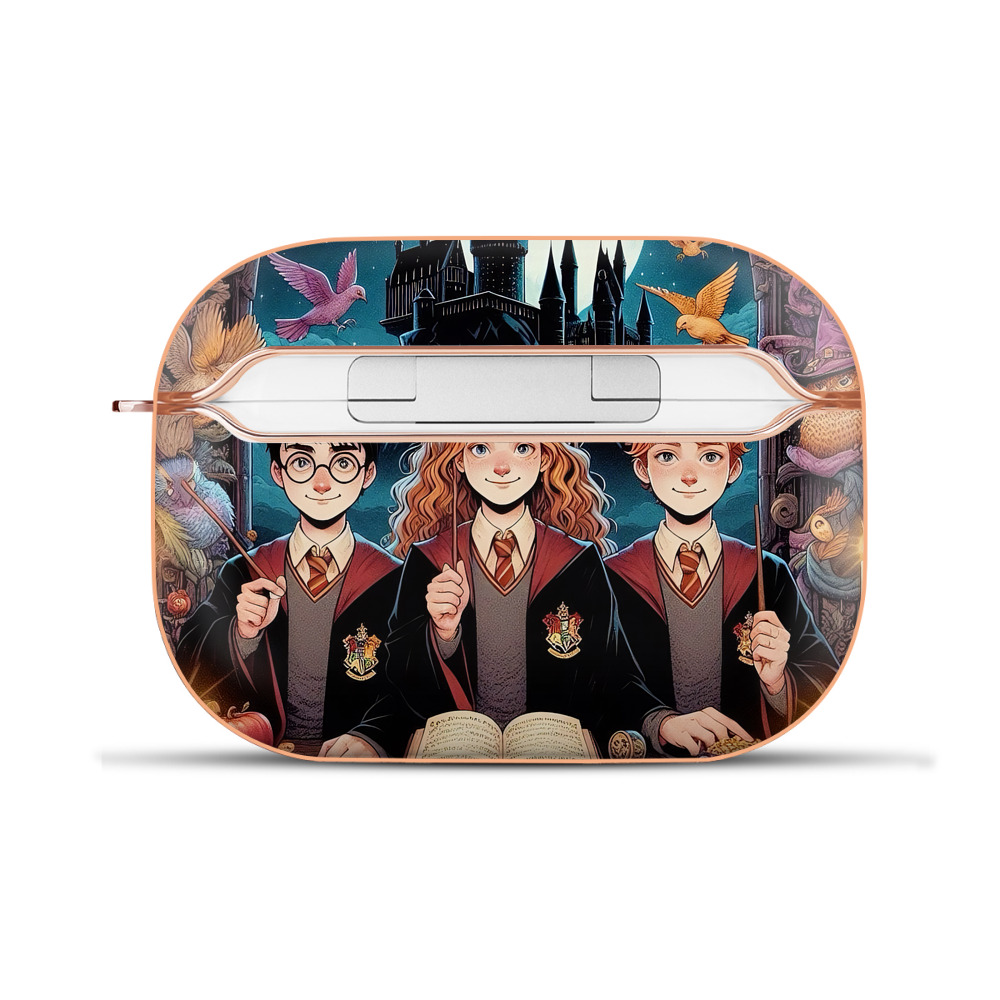 （画像用） Harry Potter ハリー・ポッターシリーズ 【AirPods Pro用】ハードシェル保護ケース｜耐衝撃・防指紋・カラビナ付き商品仕様