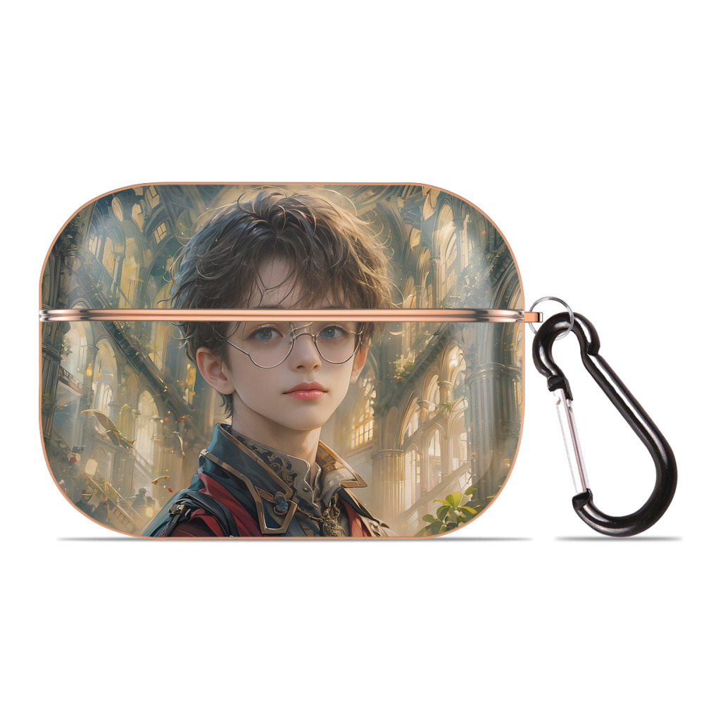（画像用） Harry Potter ハリー・ポッターシリーズ 【AirPods Pro用】ハードシェル保護ケース｜耐衝撃・防指紋・カラビナ付き商品仕様