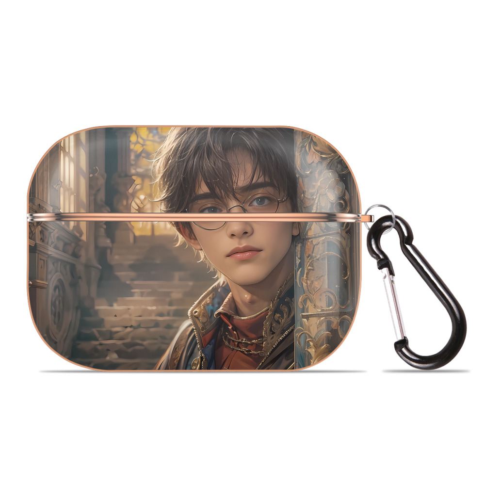 （画像用） Harry Potter ハリー・ポッターシリーズ 【AirPods Pro用】ハードシェル保護ケース｜耐衝撃・防指紋・カラビナ付き商品仕様