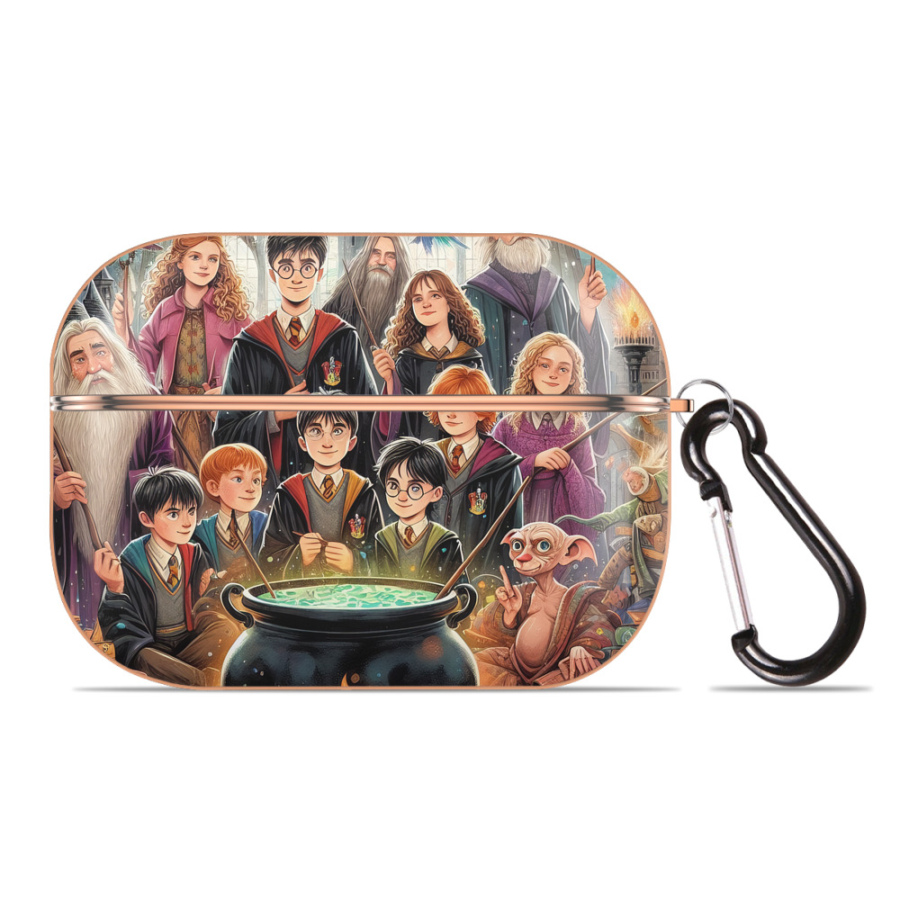 （画像用） Harry Potter ハリー・ポッターシリーズ 【AirPods Pro用】ハードシェル保護ケース｜耐衝撃・防指紋・カラビナ付き商品仕様
