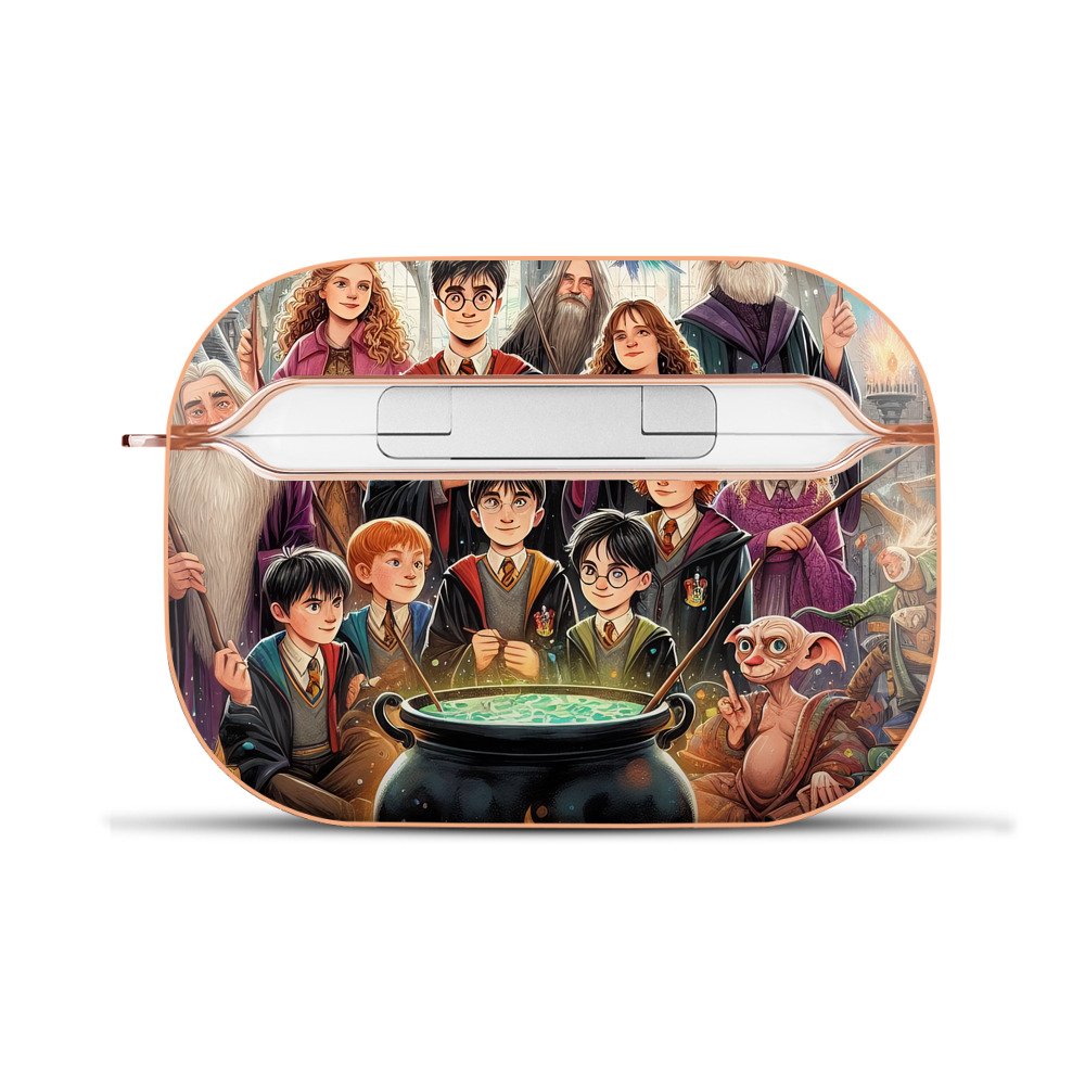 （画像用） Harry Potter ハリー・ポッターシリーズ 【AirPods Pro用】ハードシェル保護ケース｜耐衝撃・防指紋・カラビナ付き商品仕様