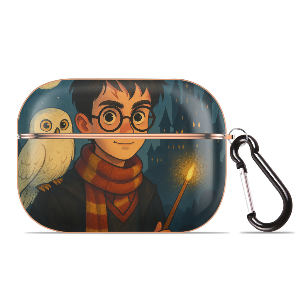 （画像用） Harry Potter ハリー・ポッターシリーズ 【AirPods Pro用】ハードシェル保護ケース｜耐衝撃・防指紋・カラビナ付き商品仕様