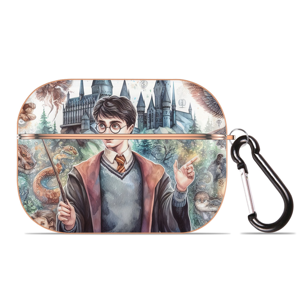 （画像用） Harry Potter ハリー・ポッターシリーズ 【AirPods Pro用】ハードシェル保護ケース｜耐衝撃・防指紋・カラビナ付き商品仕様