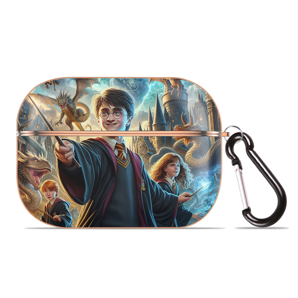 （画像用） Harry Potter ハリー・ポッターシリーズ 【AirPods Pro用】ハードシェル保護ケース｜耐衝撃・防指紋・カラビナ付き商品仕様