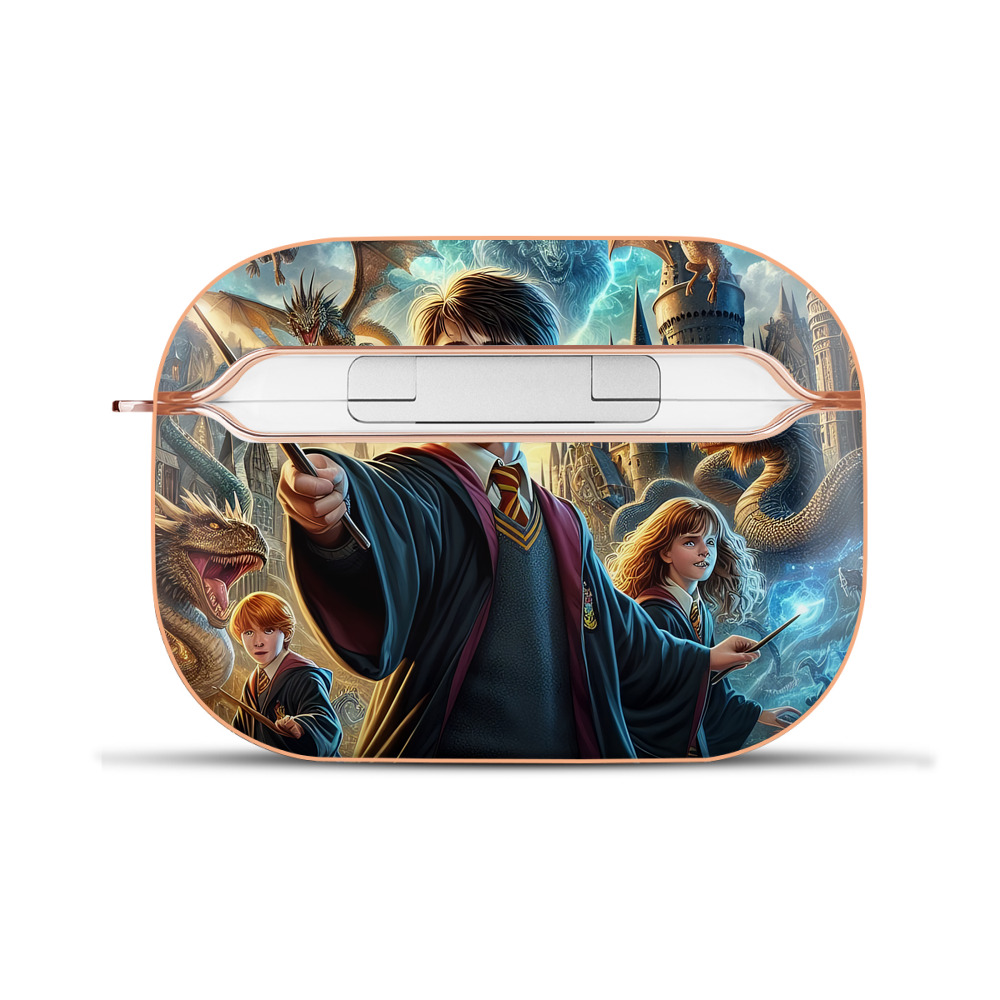 （画像用） Harry Potter ハリー・ポッターシリーズ 【AirPods Pro用】ハードシェル保護ケース｜耐衝撃・防指紋・カラビナ付き商品仕様