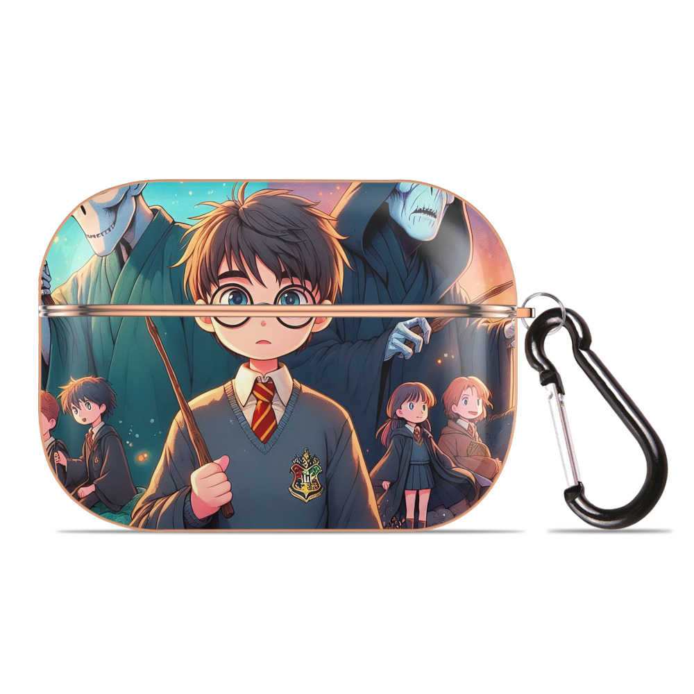 （画像用） Harry Potter ハリー・ポッターシリーズ 【AirPods Pro用】ハードシェル保護ケース｜耐衝撃・防指紋・カラビナ付き商品仕様