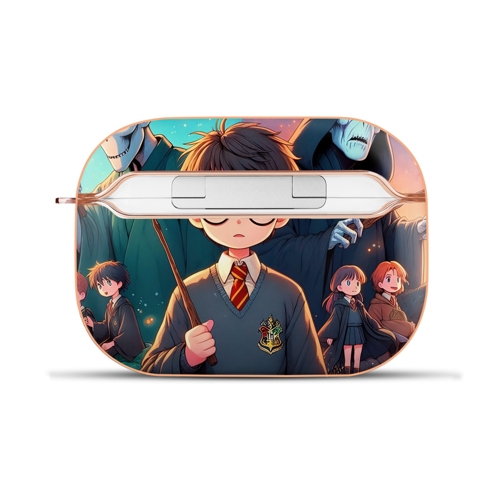 （画像用） Harry Potter ハリー・ポッターシリーズ 【AirPods Pro用】ハードシェル保護ケース｜耐衝撃・防指紋・カラビナ付き商品仕様