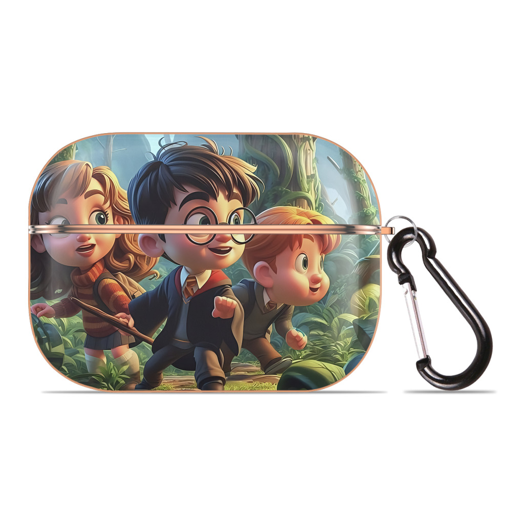 （画像用） Harry Potter ハリー・ポッターシリーズ 【AirPods Pro用】ハードシェル保護ケース｜耐衝撃・防指紋・カラビナ付き商品仕様