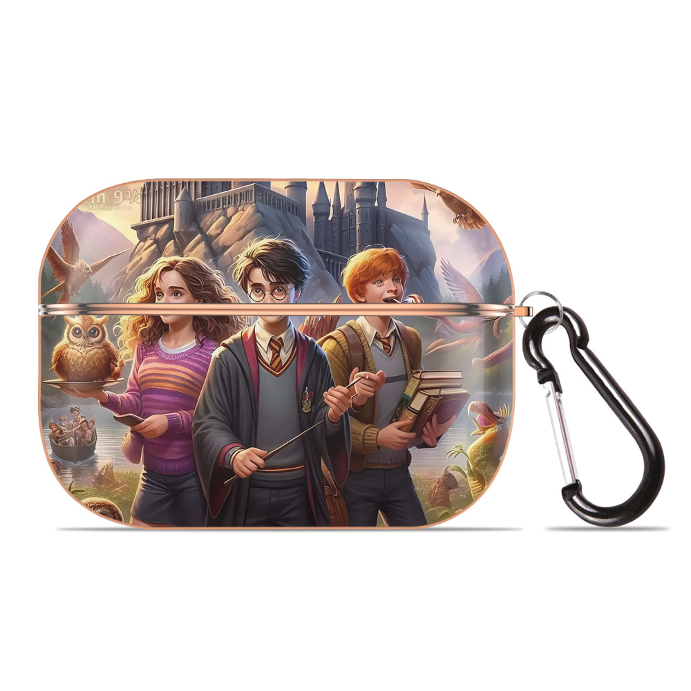 （画像用） Harry Potter ハリー・ポッターシリーズ 【AirPods Pro用】ハードシェル保護ケース｜耐衝撃・防指紋・カラビナ付き商品仕様