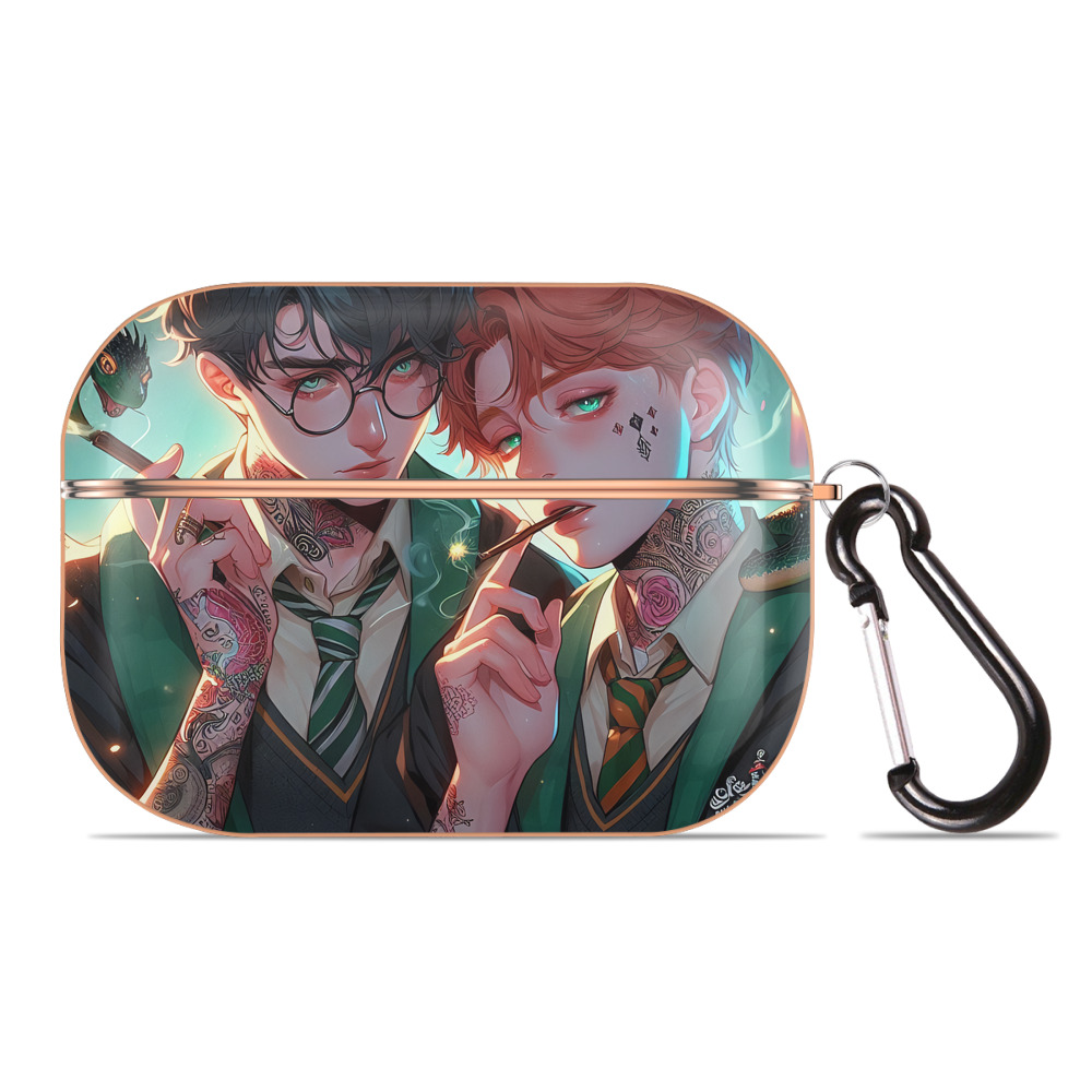 （画像用） Harry Potter ハリー・ポッターシリーズ 【AirPods Pro用】ハードシェル保護ケース｜耐衝撃・防指紋・カラビナ付き商品仕様