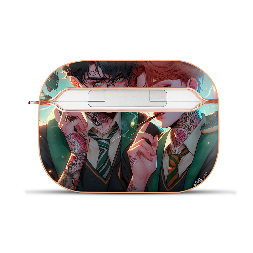 （画像用） Harry Potter ハリー・ポッターシリーズ 【AirPods Pro用】ハードシェル保護ケース｜耐衝撃・防指紋・カラビナ付き商品仕様
