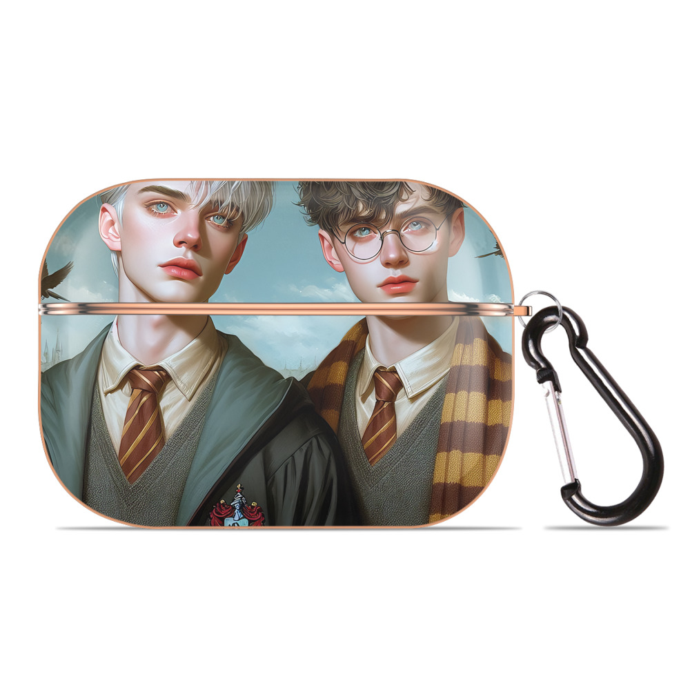（画像用） Harry Potter ハリー・ポッターシリーズ 【AirPods Pro用】ハードシェル保護ケース｜耐衝撃・防指紋・カラビナ付き商品仕様