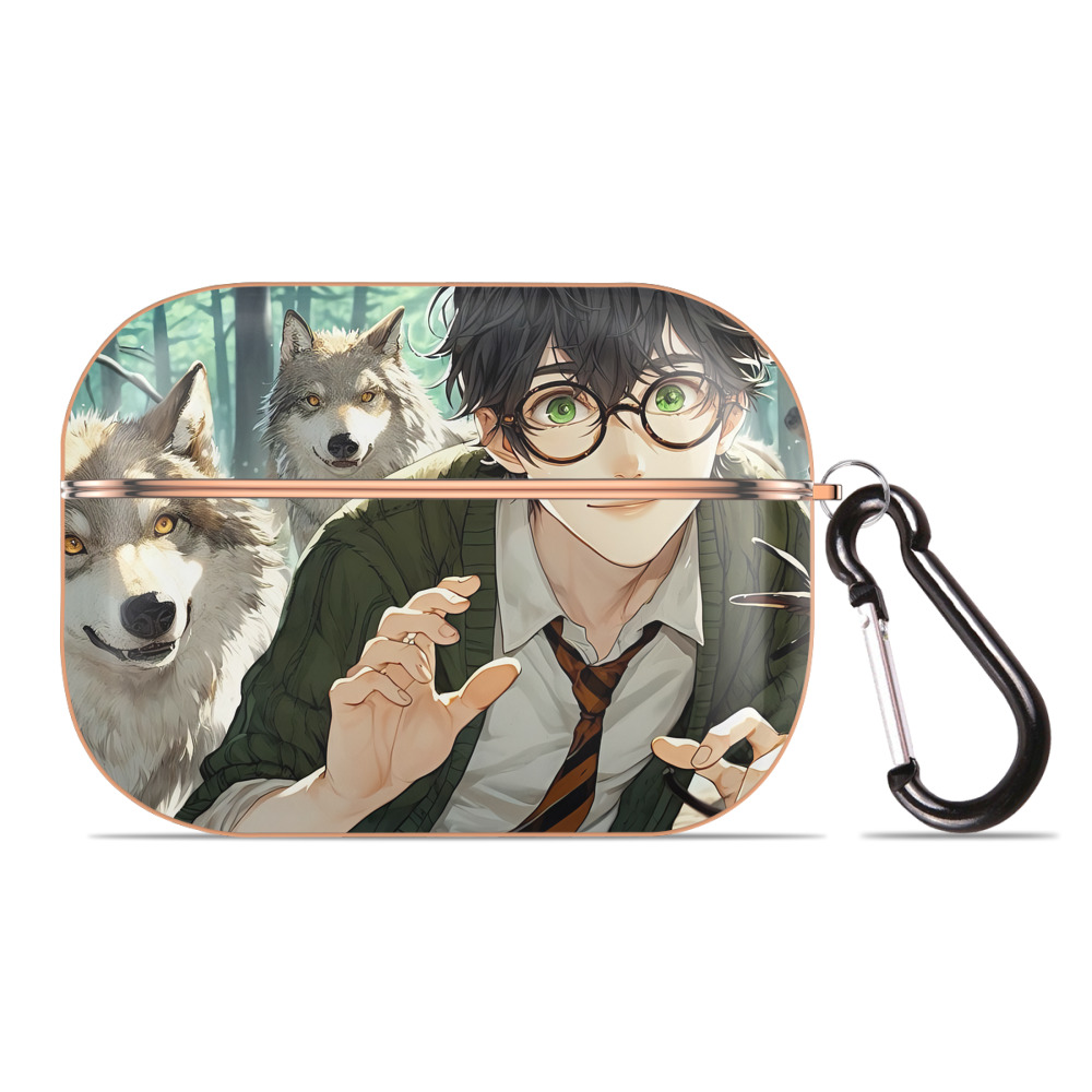 （画像用） Harry Potter ハリー・ポッターシリーズ 【AirPods Pro用】ハードシェル保護ケース｜耐衝撃・防指紋・カラビナ付き商品仕様