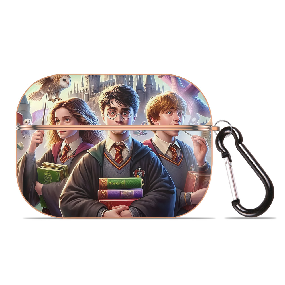 （画像用） Harry Potter ハリー・ポッターシリーズ 【AirPods Pro用】ハードシェル保護ケース｜耐衝撃・防指紋・カラビナ付き商品仕様