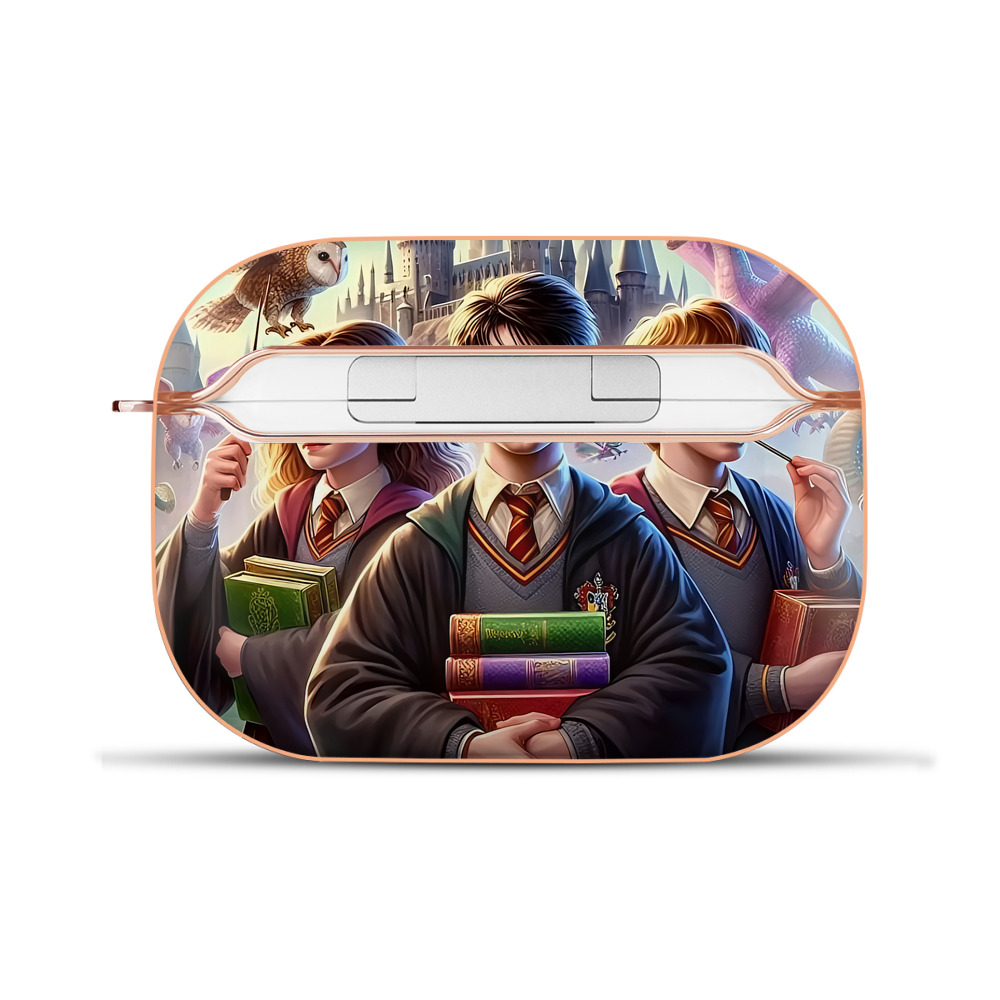 （画像用） Harry Potter ハリー・ポッターシリーズ 【AirPods Pro用】ハードシェル保護ケース｜耐衝撃・防指紋・カラビナ付き商品仕様
