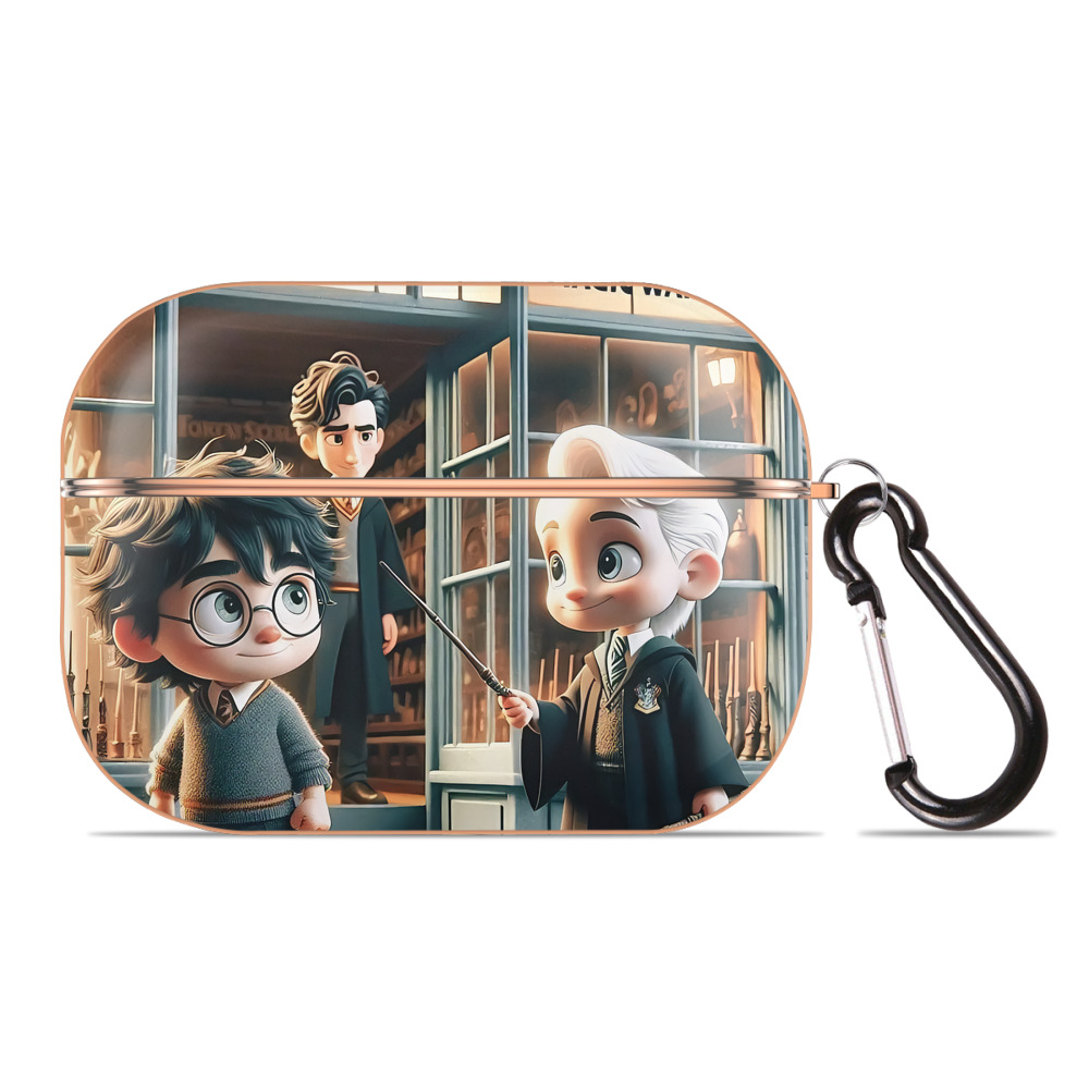 （画像用） Harry Potter ハリー・ポッターシリーズ 【AirPods Pro用】ハードシェル保護ケース｜耐衝撃・防指紋・カラビナ付き商品仕様