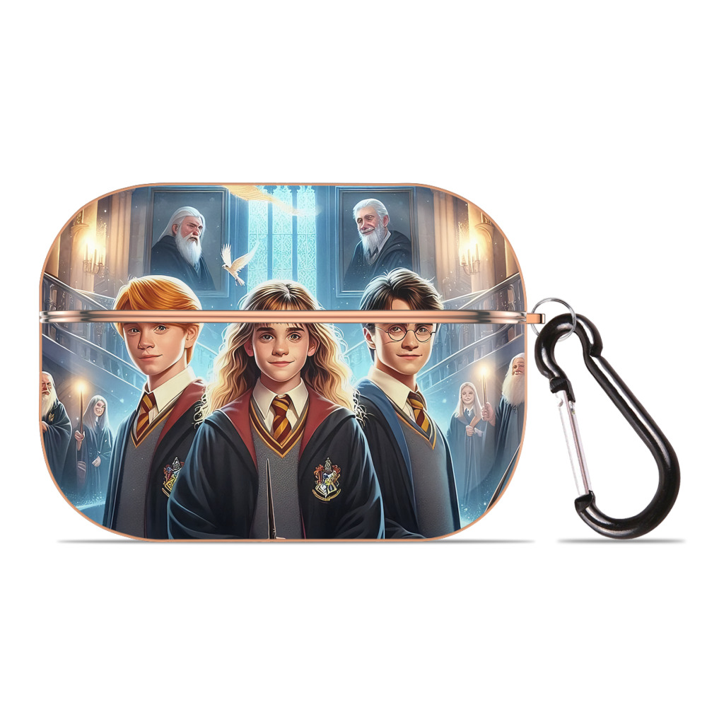 （画像用） Harry Potter ハリー・ポッターシリーズ 【AirPods Pro用】ハードシェル保護ケース｜耐衝撃・防指紋・カラビナ付き商品仕様