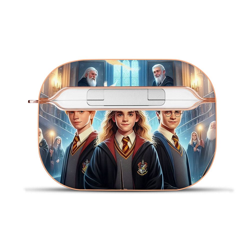 （画像用） Harry Potter ハリー・ポッターシリーズ 【AirPods Pro用】ハードシェル保護ケース｜耐衝撃・防指紋・カラビナ付き商品仕様