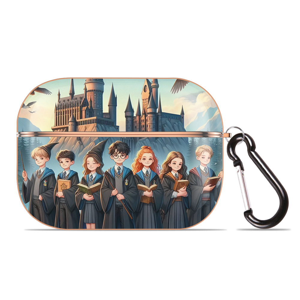 （画像用） Harry Potter ハリー・ポッターシリーズ 【AirPods Pro用】ハードシェル保護ケース｜耐衝撃・防指紋・カラビナ付き商品仕様